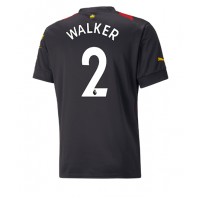 Manchester City Kyle Walker #2 Udebanetrøje 2022-23 Kortærmet